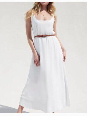 Splendid Collection WHITE LINED SUNDRESS NWT size small